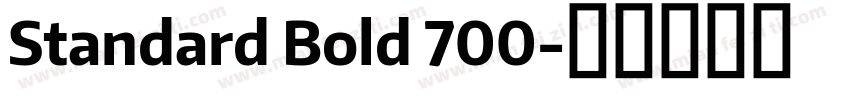 Standard Bold 700字体转换